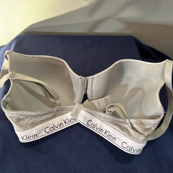 Calvin Klein T-shirt bra size 36C gray cotton - Picture 5 of 5